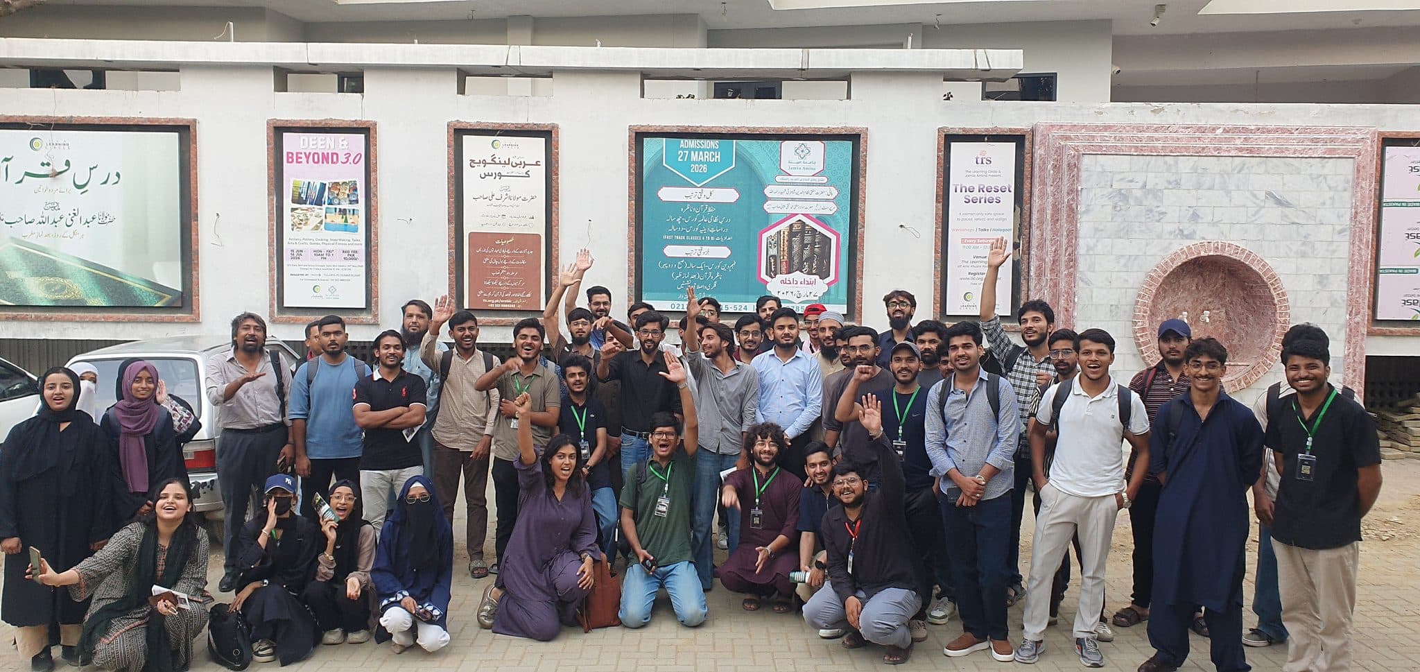 A group photograph of everyone at Session 4